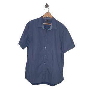 Michael Kors Blue Casual Button Down Shirt